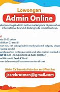 Lowongan Kerja Admin Slot Online 2022 Jakarta Selatan Olx